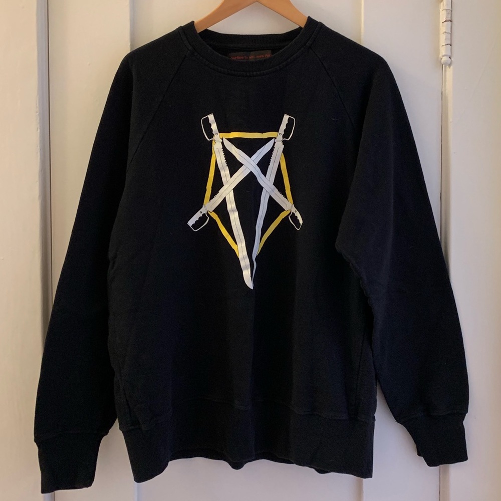 SURFACE TO AIR graphic logo sweatshirt - black